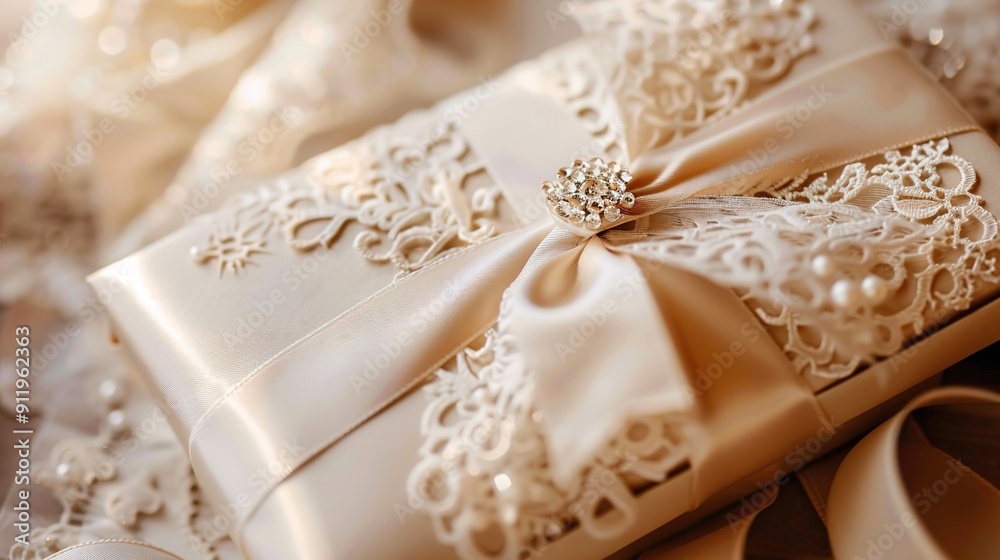 Elegant and Timeless Wedding Invitation Card with Gold Foil Accents, Exuding Romance and Tradition for a Special Celebration. Elegant and Timeless Wedding Invitation Card with Gold Foil Accents, Exuding Romance and Tradition for a Special Celebration.
