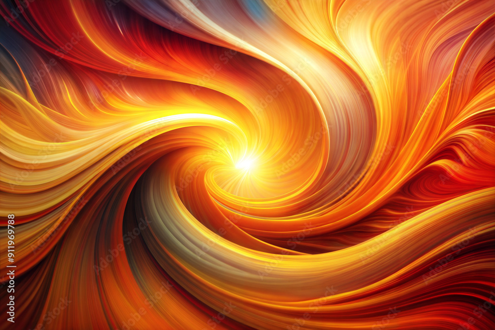 Abstract Swirling Fire Vortex Abstract Swirling Fire Vortex