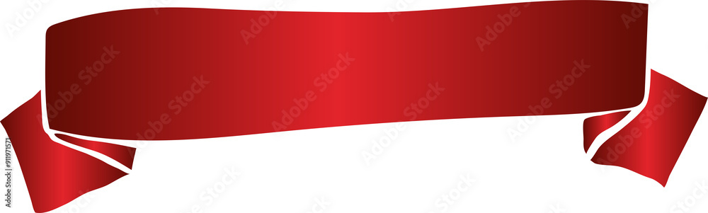 Naklejka premium Red price tag ribbon and banner