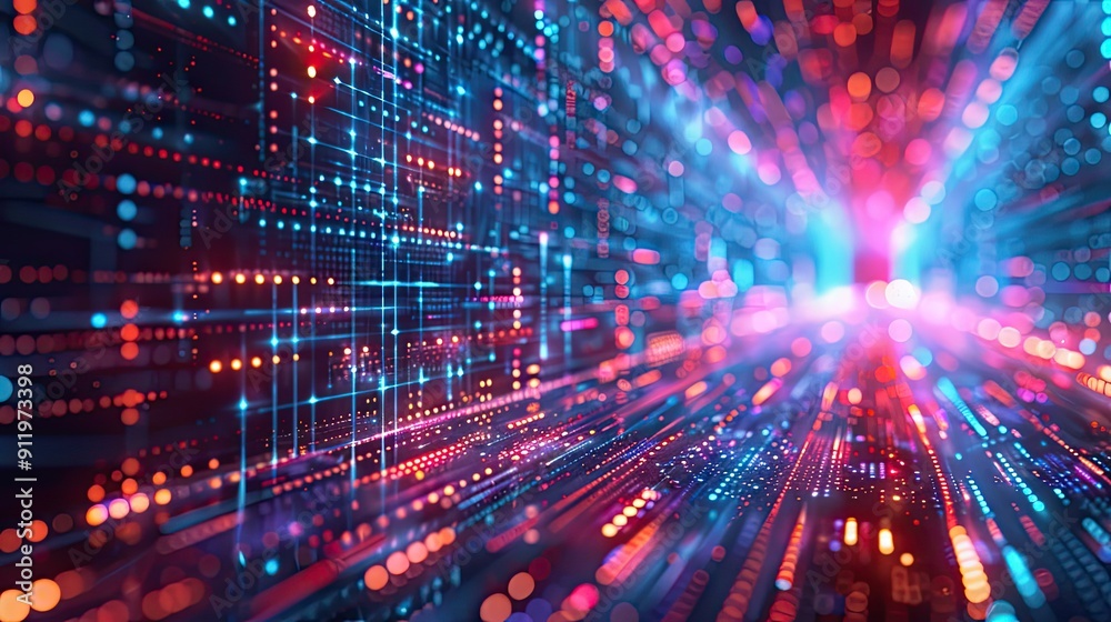 Future technology line background and light effect Future technology line background and light effect