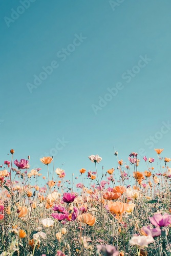 flowers in the sky