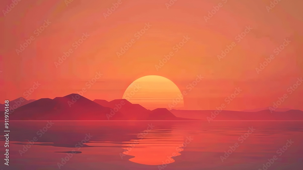 Minimalist Art Sun Animation in Stop Motion Style Minimalist Art Sun Animation in Stop Motion Style