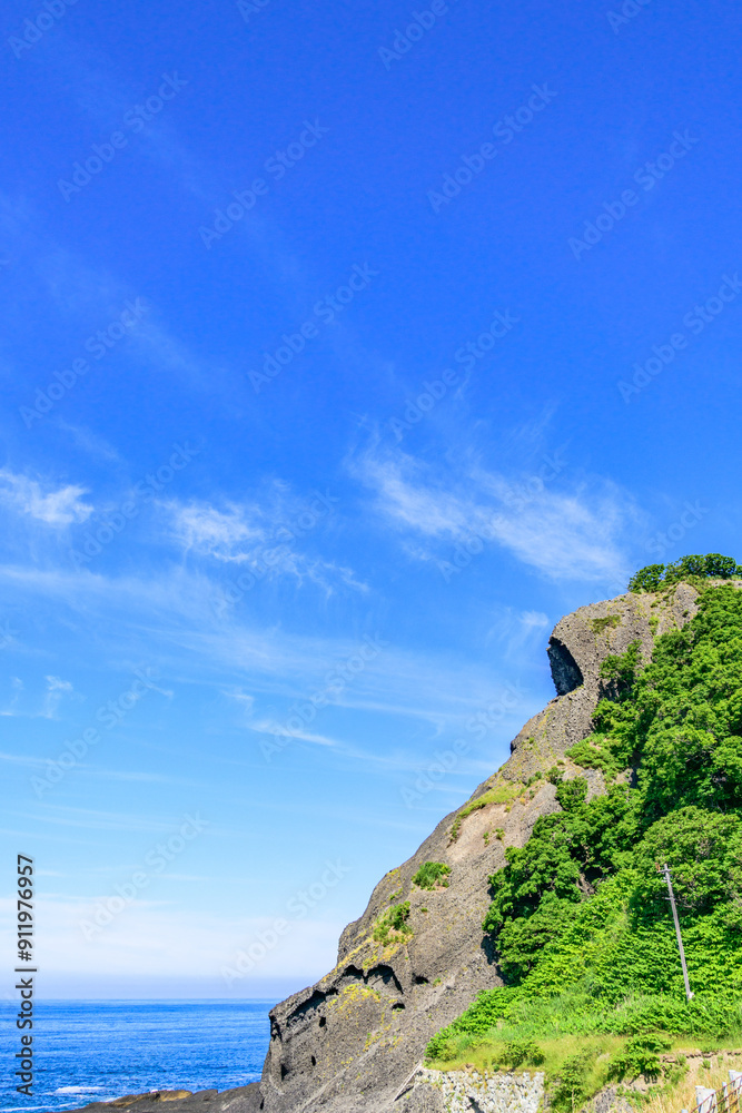 Fototapeta premium 北海道 積丹半島ソーランラインを行く 