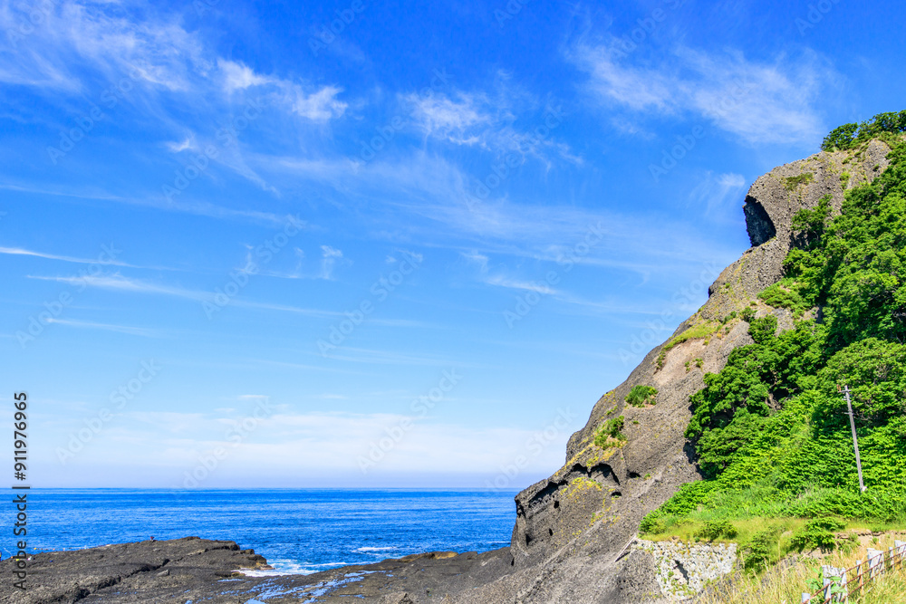 Fototapeta premium 北海道 積丹半島ソーランラインを行く 