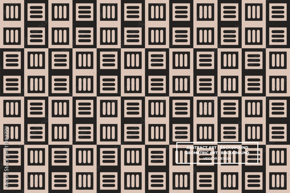 Rectangular and Rectangle Shapes and Designs Brown and Black Colors Geometric Pattern Abstract Pattern Seamless Rectangular and Rectangle Shapes and Designs Brown and Black Colors Geometric Pattern Abstract Pattern Seamless