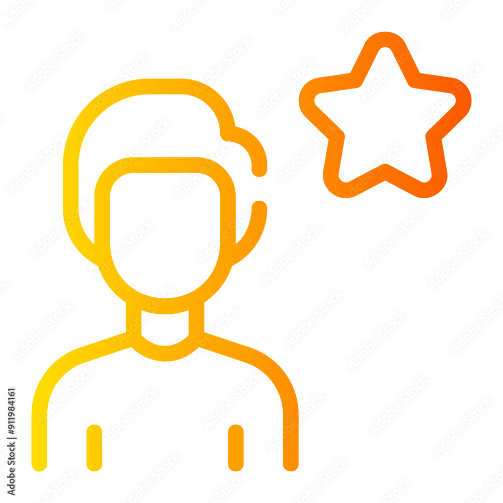 rating gradient icon rating gradient icon