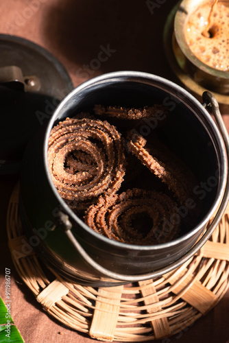 Millet and Red Rice Murukku photo