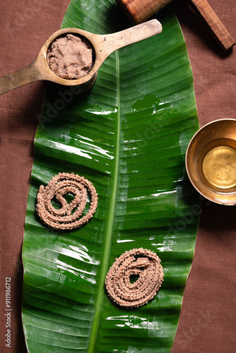 Millet and Red Rice Murukku photo