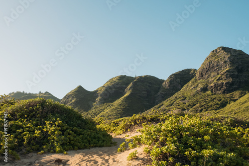 Waianae Mountains Oahu Hawaii Landscape photo