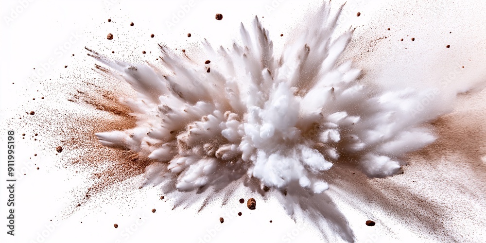 Naklejka premium splashes on white