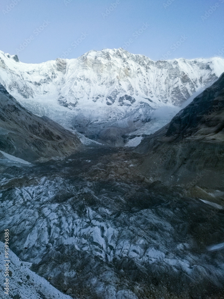 Fototapeta premium glacier in the mountains