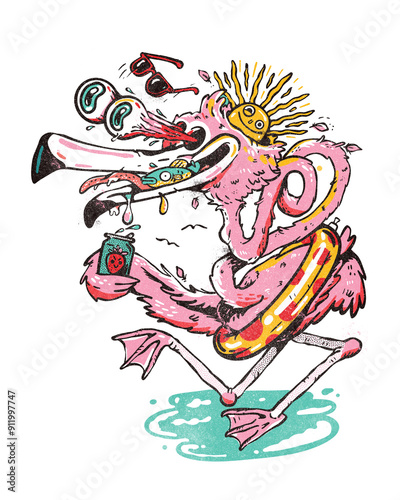 Crazy Flamingo