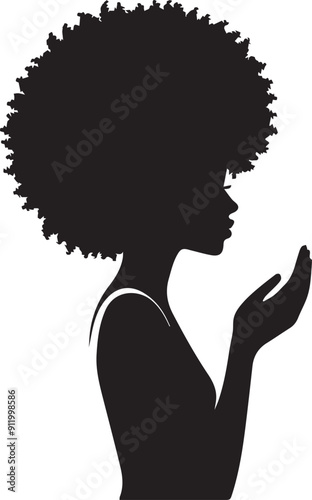 silhouette of woman praying