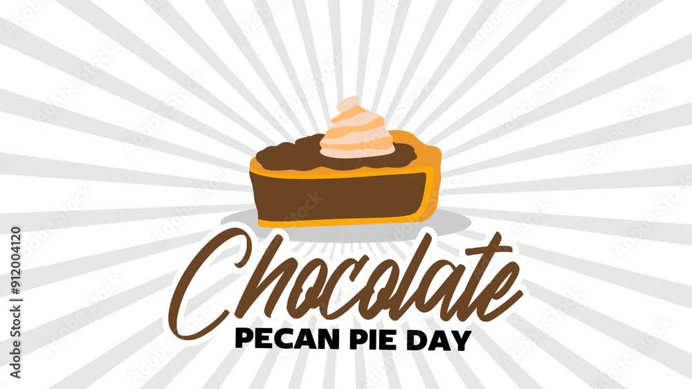 Animated video of Chocolate Pecan Day with delicious chocolate pecans Animated video of Chocolate Pecan Day with delicious chocolate pecans