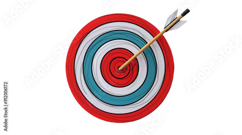 Achieve Your Goals with This Powerful Image of a Target and Arrow