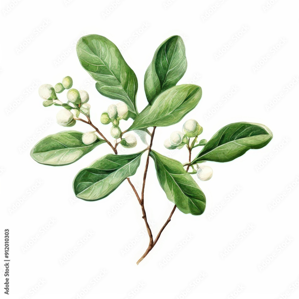 the AI Image Generator, olive tree branch