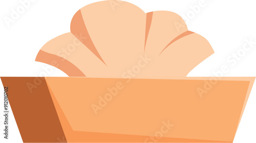 Open tissue box with tissues coming out, ready to be used