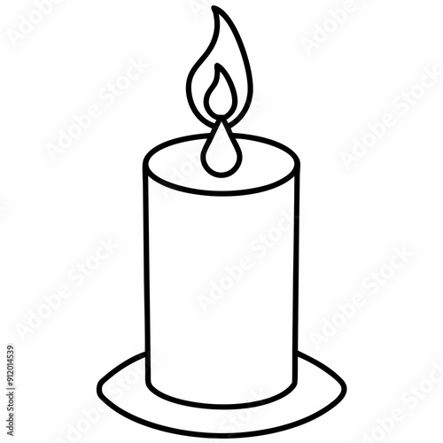 candle isolated on white, christmas candle vector illustration, Christmas candle vector art, christmas candle silhouette, candle vector icon, eps