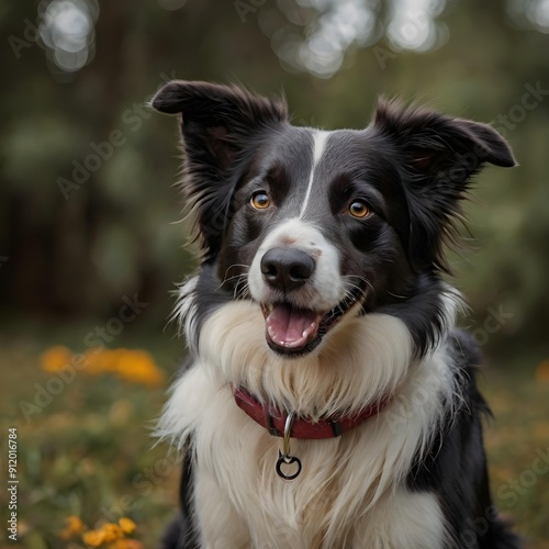 beautiful border collie dog