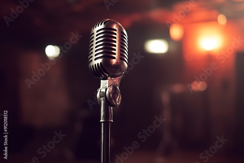 microphone on stage