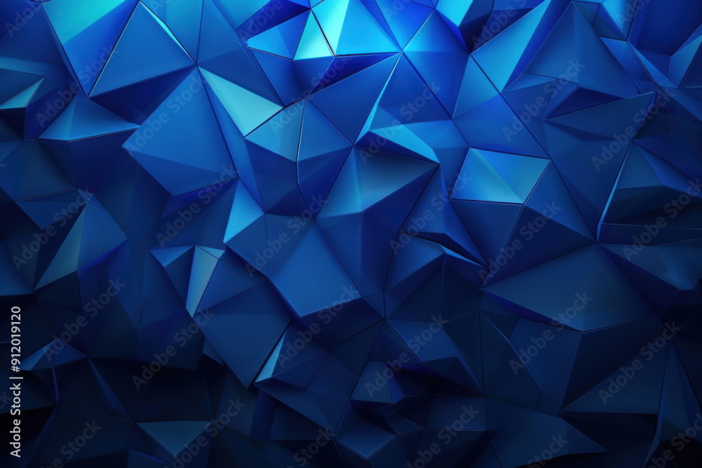 Dark blue color background, Geometric shape, Wallpaper gradient
