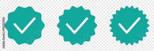 Achievement badge icon. Vector and glyph. Vector  badge icon hand drawn style isolated on white background. Award symbol for site design, logo, app. EPS 10.