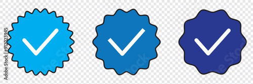 Achievement badge icon. Vector and glyph. Vector  badge icon hand drawn style isolated on white background. Award symbol for site design, logo, app. EPS 10.