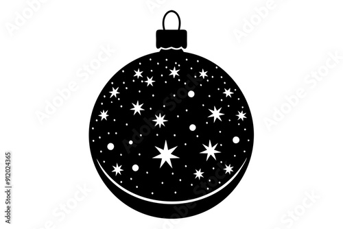 Christmas ball, Christmas ball icon vector, Christmas bauble vector illustration	
