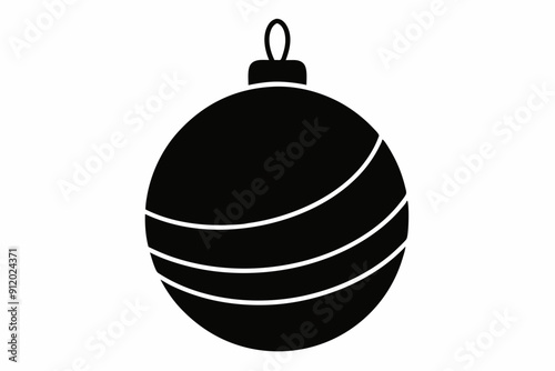 Christmas ball, Christmas ball icon vector, Christmas bauble vector illustration	
