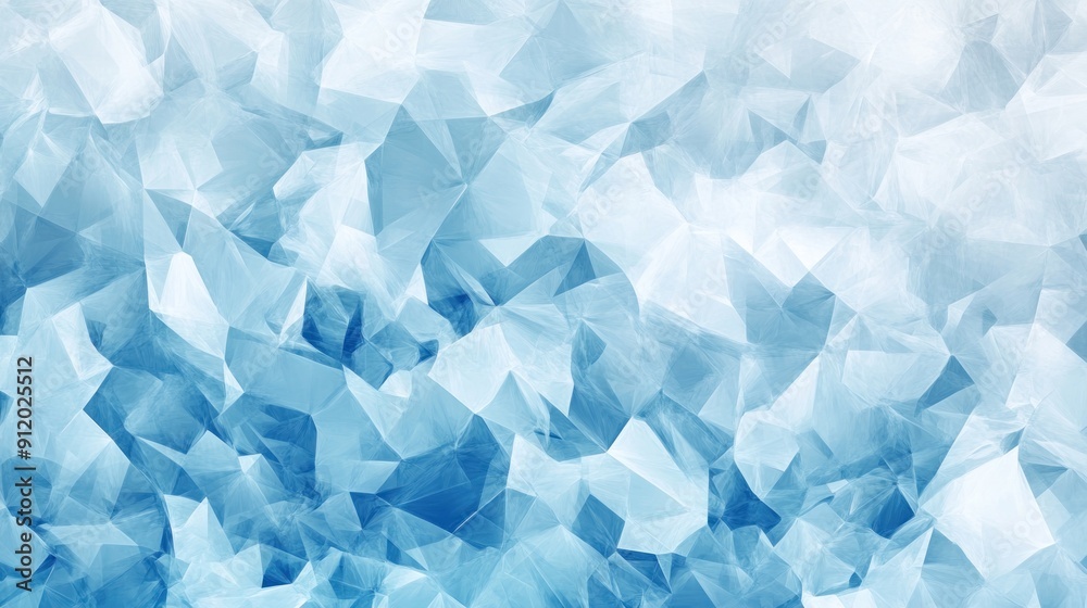 Abstract Blue Polygonal Pattern Abstract Blue Polygonal Pattern