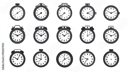 Collection of Clock Icons