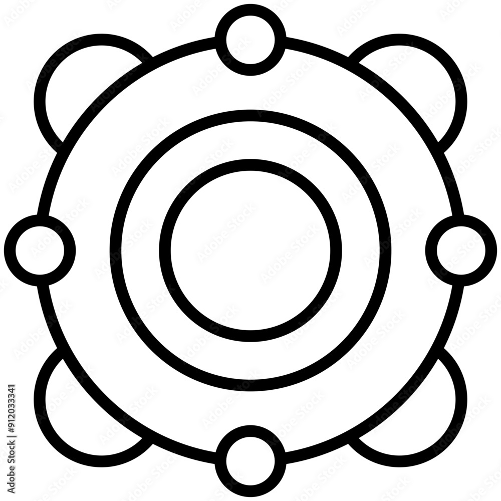 Tambourine vector design line art vector design line art Tambourine vector design line art vector design line art