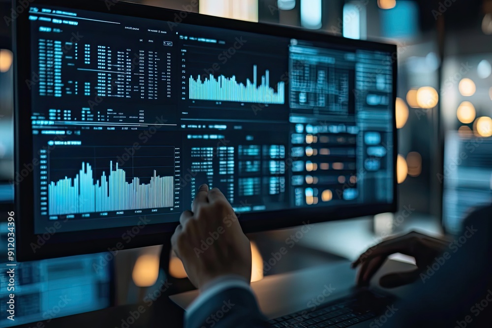 Business Intelligence Specialist working on financial data analytics Business Intelligence Specialist working on financial data analytics