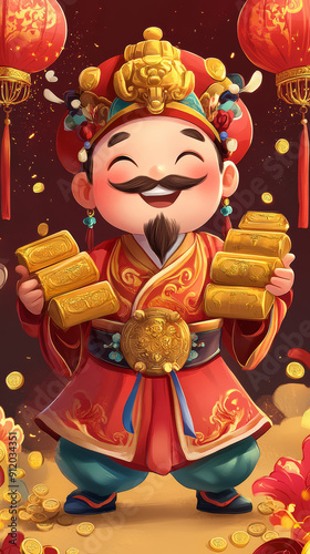 illustration_of_Cai_Shen_Ye_the_Chinese
