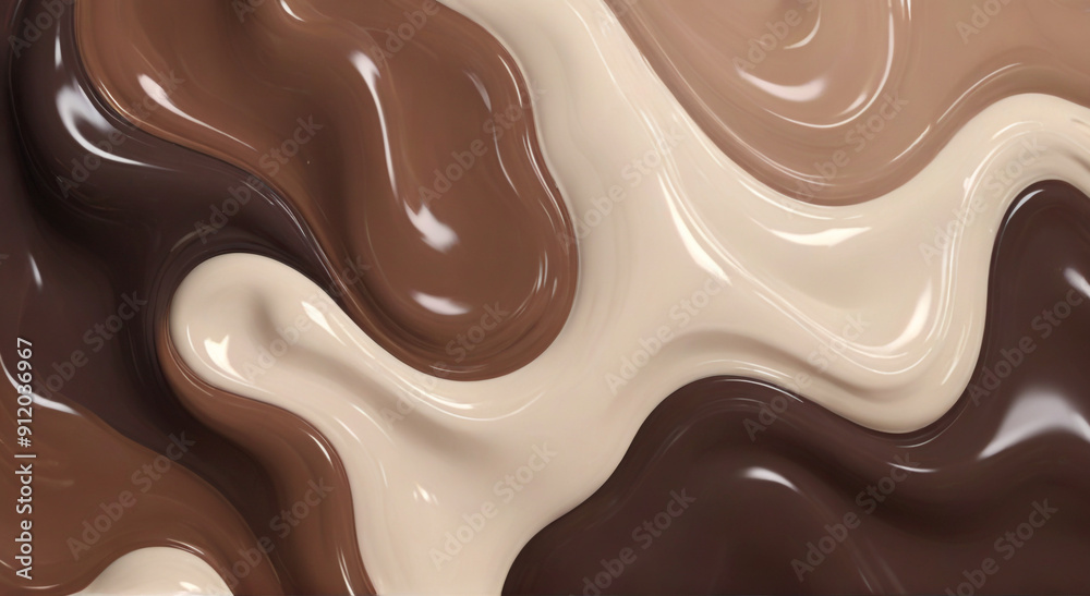 melted chocolate in milk melted chocolate in milk