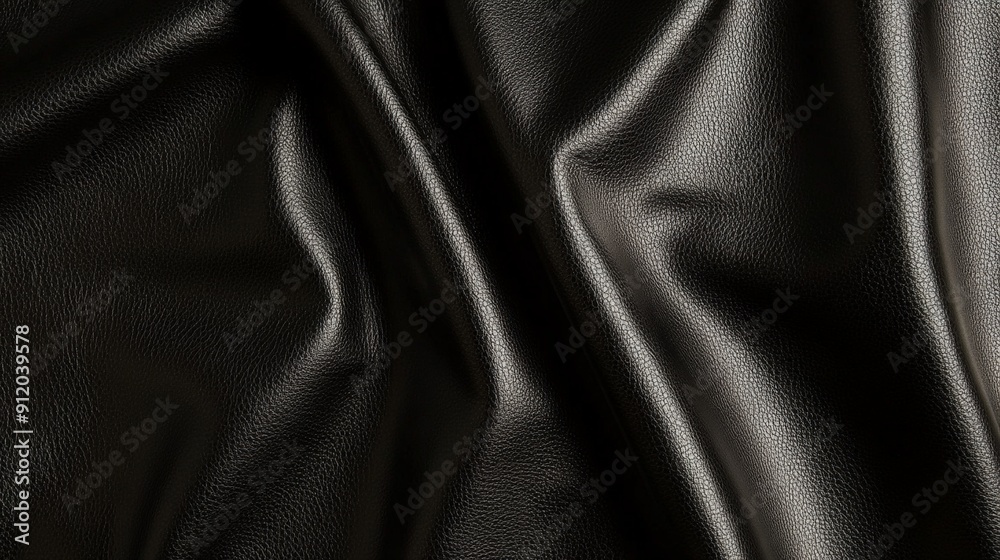 Fototapeta premium black leather fabric