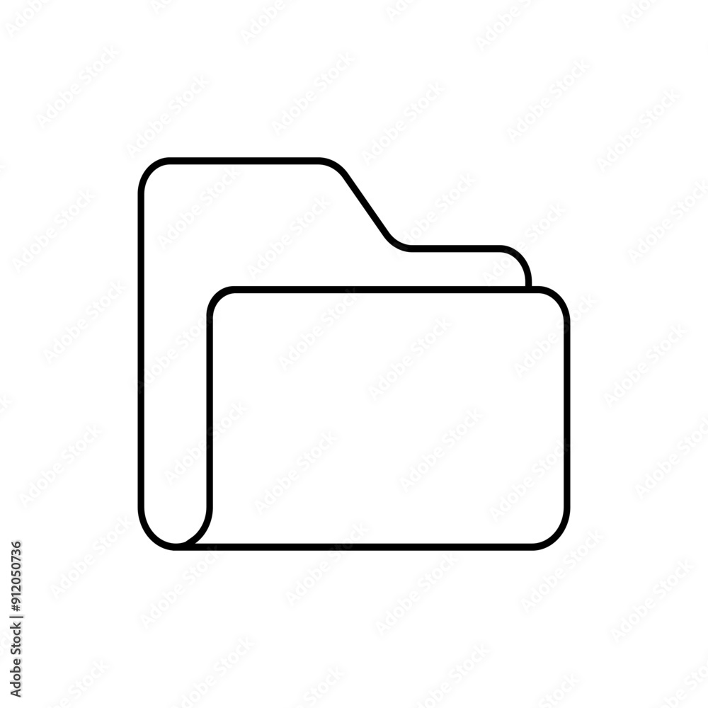 Folder Icon. Data, Storage. Archive Symbol. Applied for Design, Presentation, Website or Apps Elements - Vector. Folder Icon. Data, Storage. Archive Symbol. Applied for Design, Presentation, Website or Apps Elements - Vector.