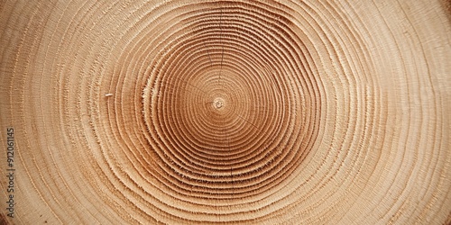 Wallpaper Mural Tree Rings Macro Close-up: A Detailed View of a Tree's Growth Torontodigital.ca