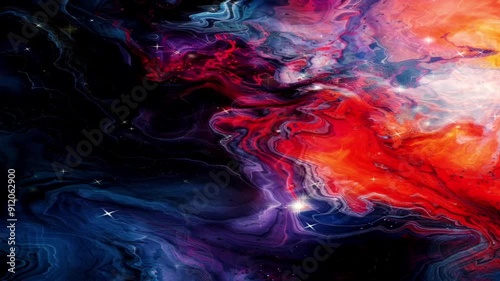 Shiny crystal glass wavy fluid abstract design with antique material elements solid colors and realistic shiny texture gradient colors
