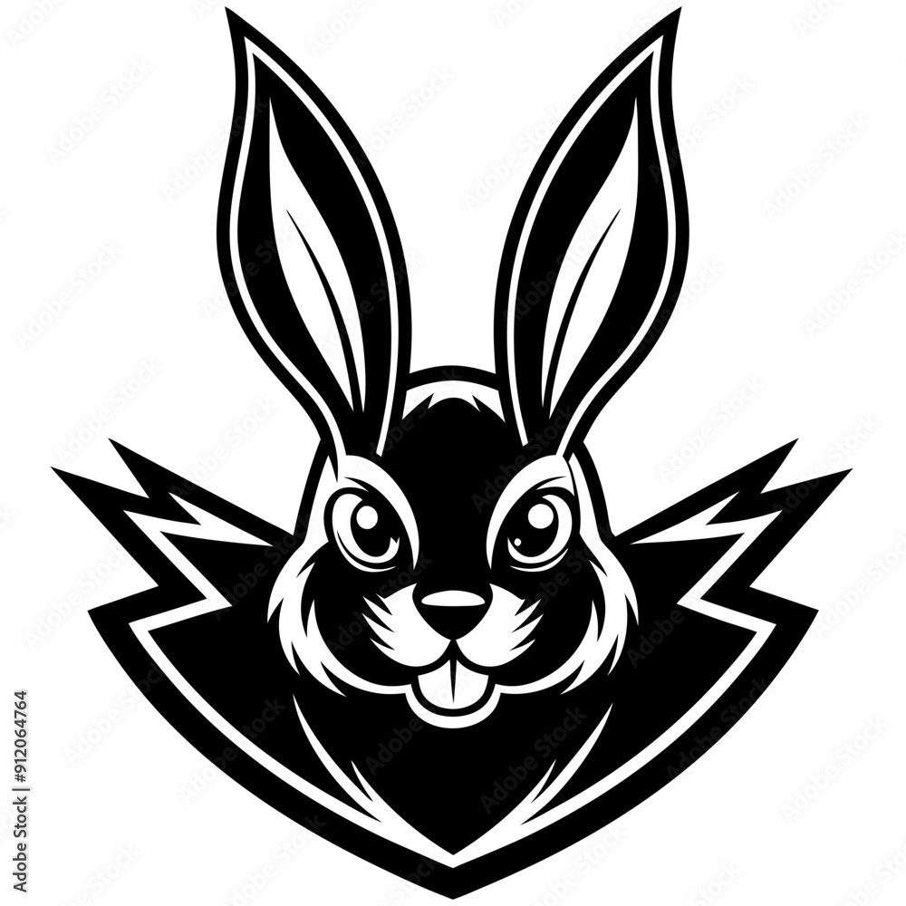 Fototapeta premium Thumper rabbit art vector