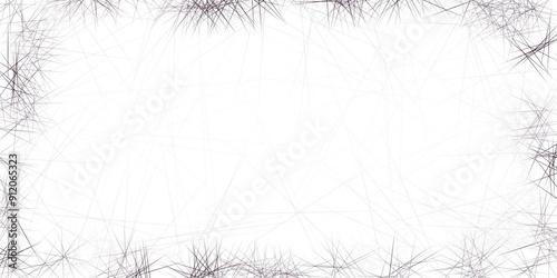 abstract illustration with a spikes pattern on a spacious white center, suitable for background designs and creative projects.