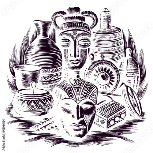 still life with a bottle of wine