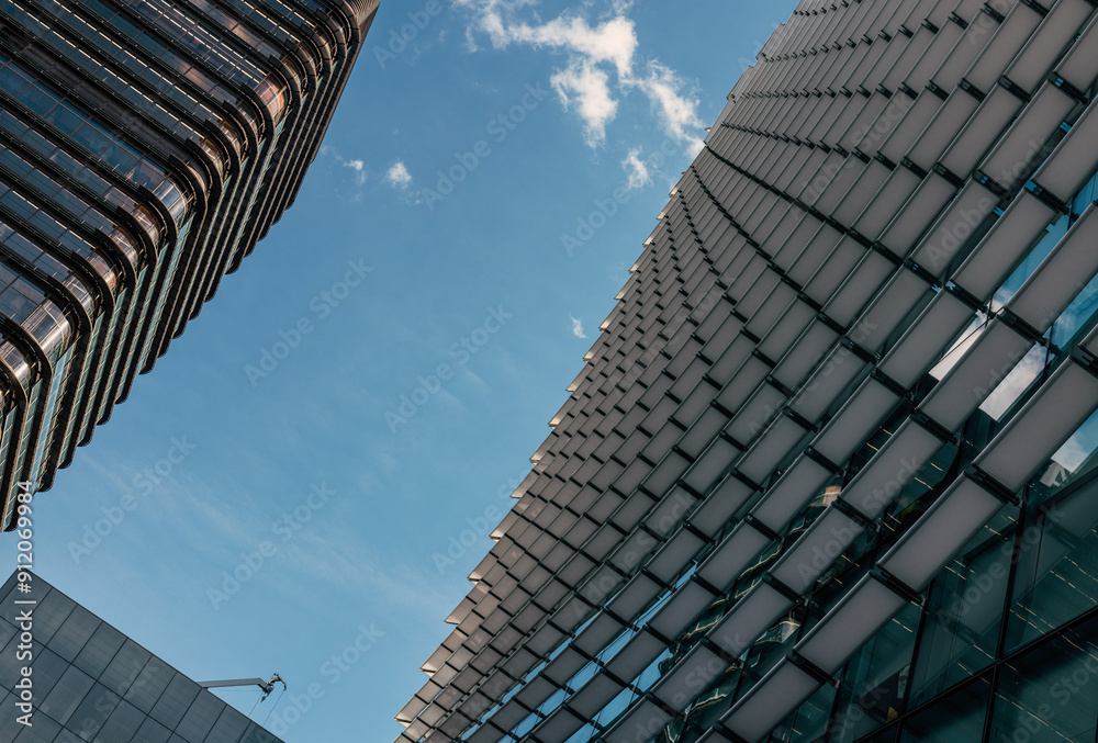 © VICTOR TORRES/Stocksy - Modern architectural details of buildings in Madrid © VICTOR TORRES/Stocksy - Modern architectural details of buildings in Madrid