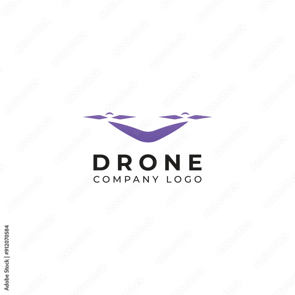 Creative Drone vector logo design 