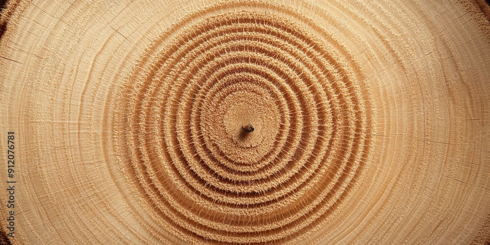 Naklejka premium Tree Rings: A Circle of Life