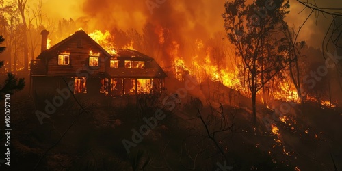 Wildfire narrowly averted from reaching homes despite the harrowing experience
