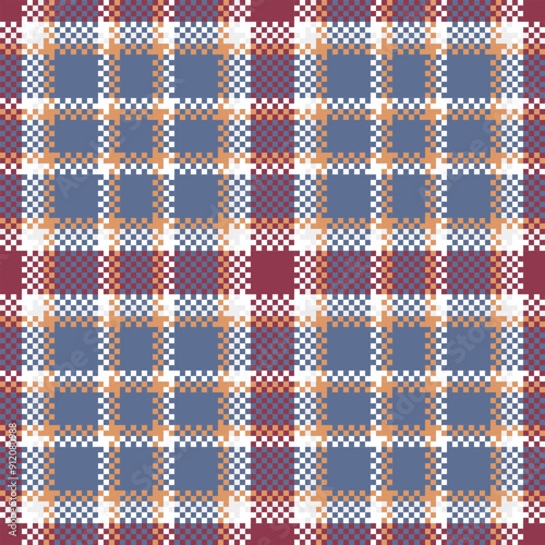 Tartan Seamless Pattern. Tartan Plaid Vector Seamless Pattern. for Scarf, Dress, Skirt, Other Modern Spring Autumn Winter Fashion Textile Design.