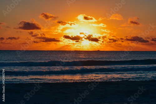 Sunrise on the beach