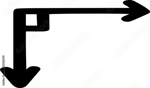 Geometric symbols math right angle