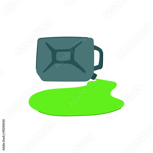 sea chemical spill cartoon. ocean poison, worker petroleum, accident mask sea chemical spill sign. isolated symbol vector illustration